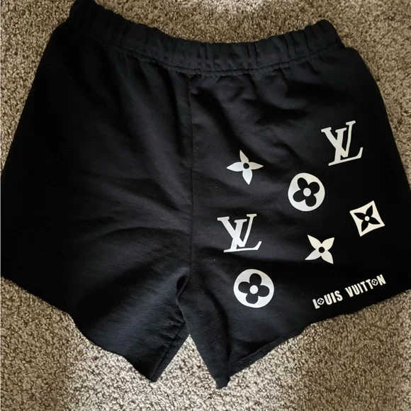 SHORTS WITH LV DECALS - Picture 1 of 3